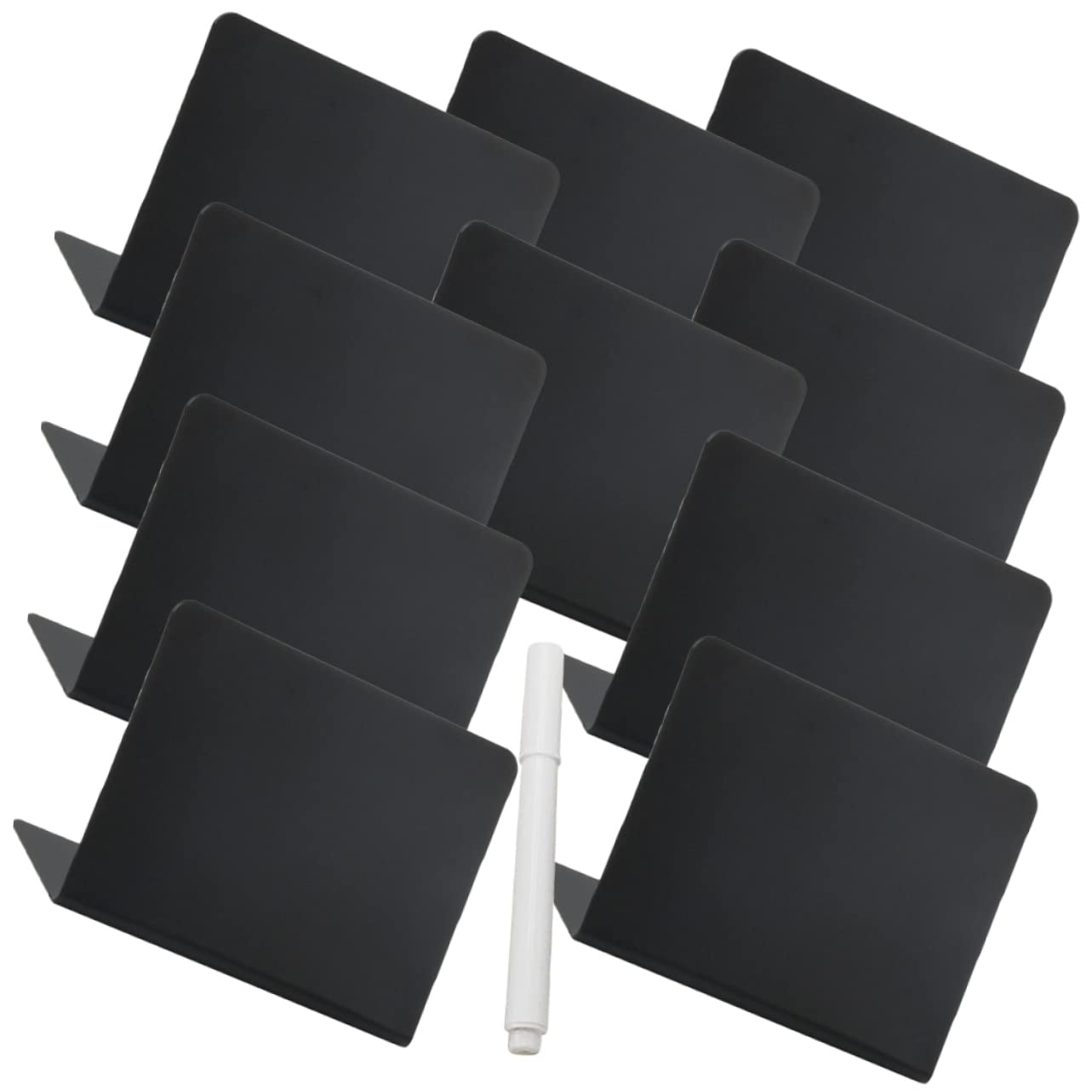 3sätze Mini Kreidetafel Teiliges Förmiges Abwischbares Memoboard Mit Stift Für Hochzeiten Partys Namensschilder Und Preisetiketten Wiederverwendbar Und Stabil