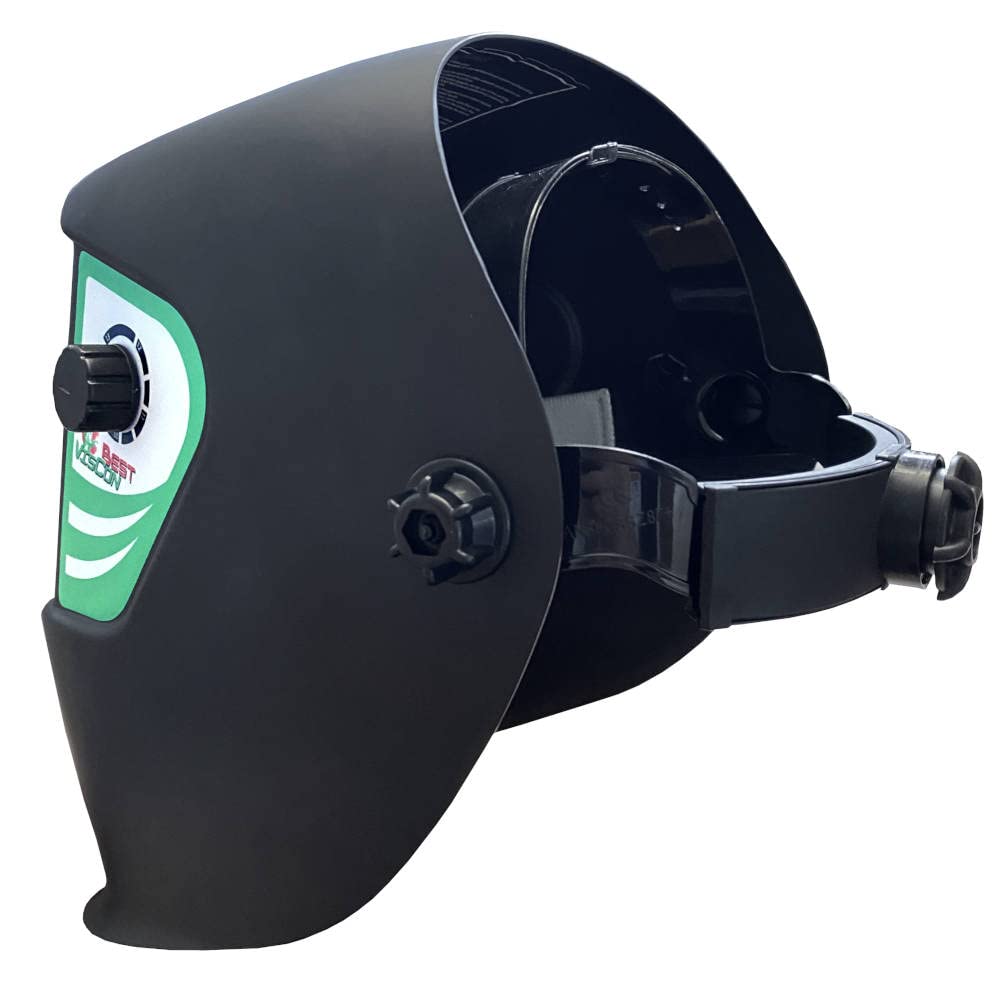 Automatik Schweißhelm Best VisCon inkl. Kopfband, Solarhelm, selbstverdunkelnd, DIN 9-13, schwarz (1 Stück)
