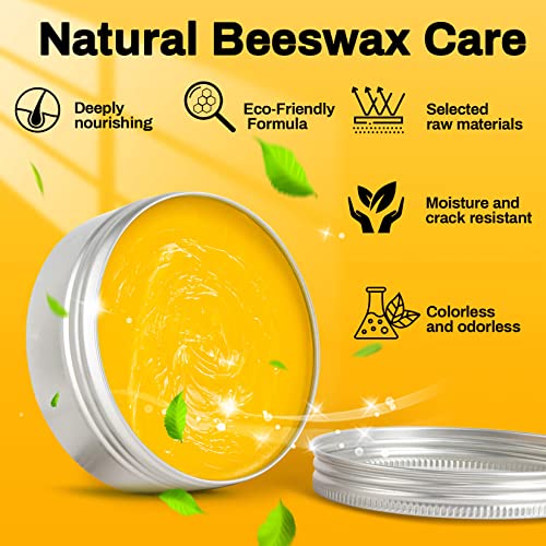 Beeswax Furniture Polish, Wood Seasoning Beeswax For Furniture Cargen Wood Polish And Conditioner Wood Wax For Dining Table Floor Doors Chairs Cabinets To Protect And Care Christmas Gifts #TOP3