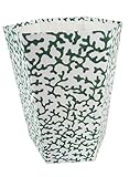 Floral Hand Block Printed 3.3 Gallon Decorative Waste Basket – Eco-Friendly Cardboard Trash Can, Plastic-Free & Sustainable, Perfect for Christmas and Housewarming Gifts (1, Green Tree Branch)