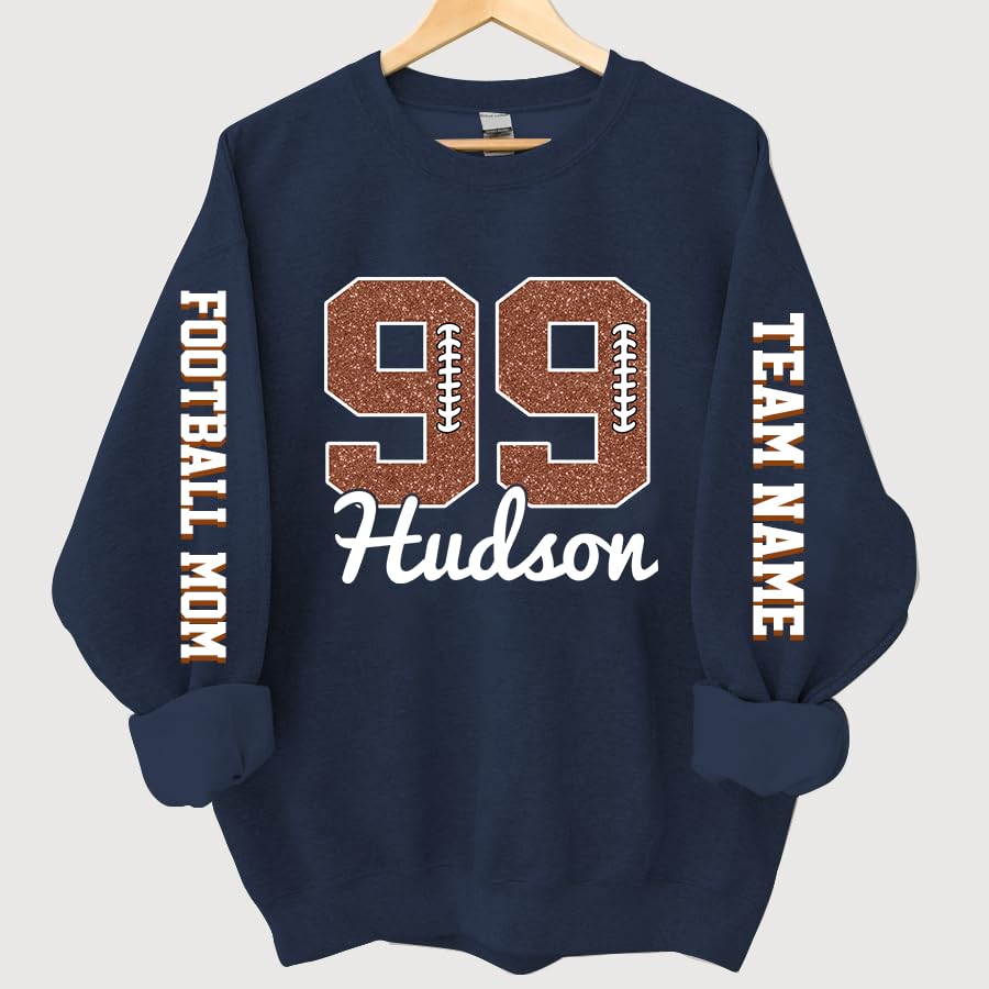 Personalized football mom, football mom sweatshirt, football sweatshirt4