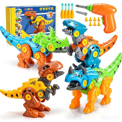 Toyzey Brinquedos de Dinossauros 3-9 Anos - Conjunto de Construção Presente Educativo