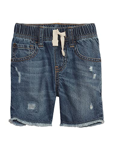 Image of Gap Baby-Boys Denim Pull on ShortsDenim Shorts