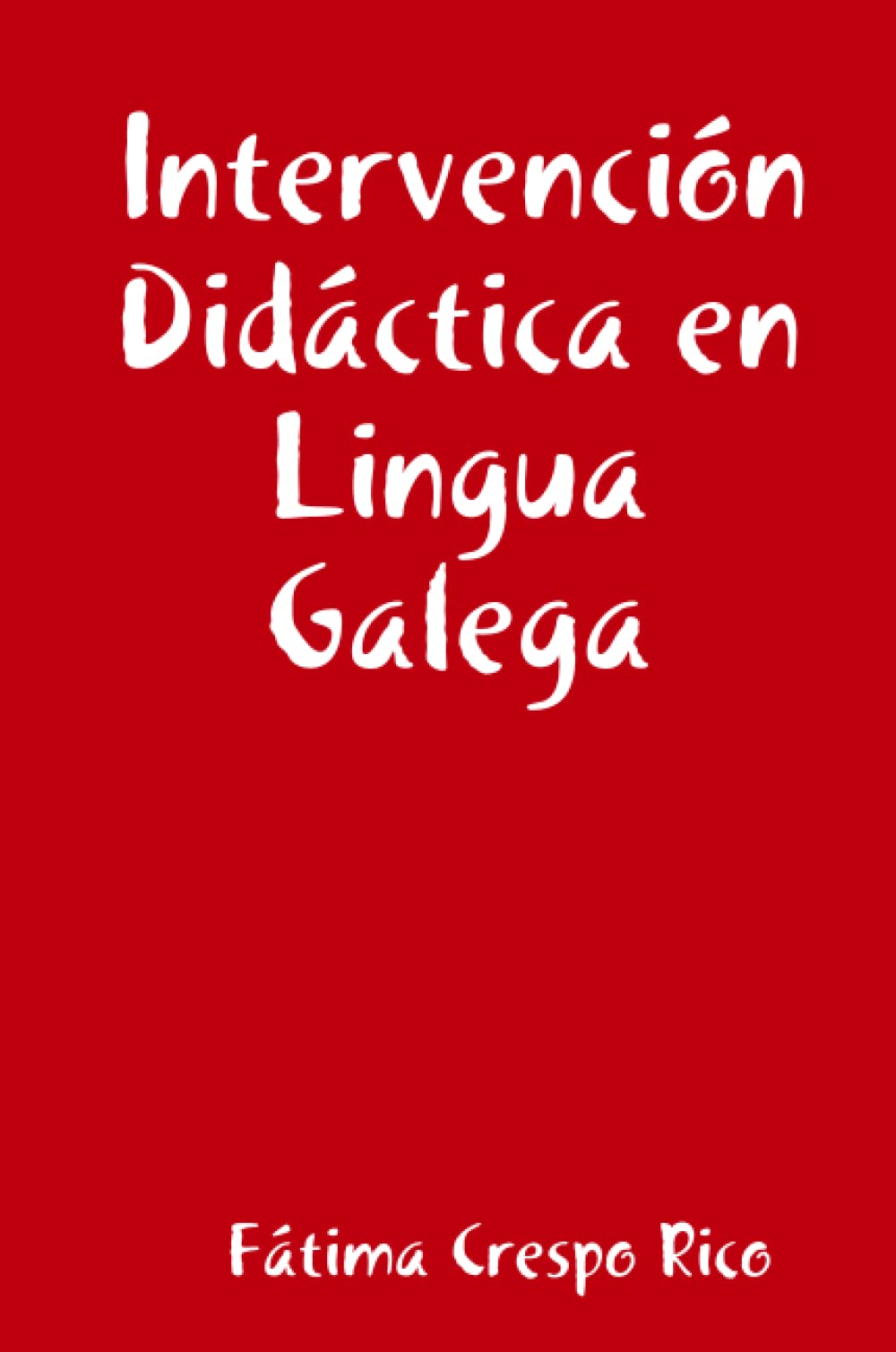 Intervencion Didactica En Lingua Galega