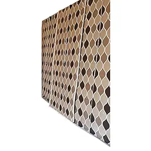 Dhori Bamboo Roll-up Blind Joint Shade Chick Window Closer/Curtains for Balcony, Windows, Outdoors, Door& Ceilling (Height 7 Feet Width 6 Feet)