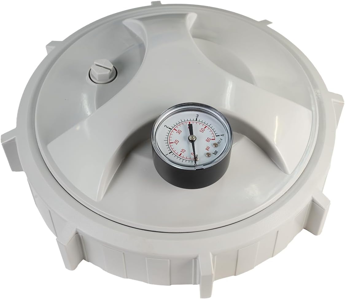 XtremepowerUS 1,800 GPH Pool Cartridge Filter System w/Pool Pump for Above Ground Swimming Pool Up To 18,000 Gallons, 1.5” Ports Includes Hoses and Adaptors