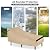 NEVERLAND Waterproof Patio Lounge Chair Cover, Outdoor Chaise Lounge Covers with Heavy Duty Material, 420D Waterproof Outdoor Chairs Cover 82L x 57W x 32H inch Golden