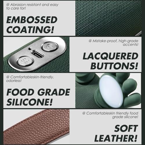 Weciau Masajeador Cervical, Masajeador Cuello con 3 Masaje y 2 Temperatura, Neck Massager para el Hogar, Oficina y Viajes, Diseño Ergonómico que Simula la Mano Humana, Alivia la Fatiga - imagen 3