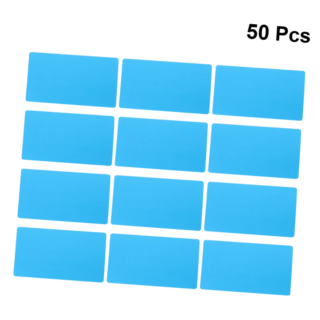 NUOBESTY 150piezas Tarjetas De Visita De Anodizado De Color Azul Personalizables Para y Cnc Estándar y Esquinas Redondeadas