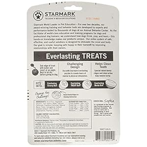 Everlasting Dog Treat Bacon, 12oz – Dental Chew for Large Dogs, No Wheat, Fits Dispensers, Bacon Treat, Bundle with Ss Pet Training Whistle, Dog Treat Bacon (Pack of 6)