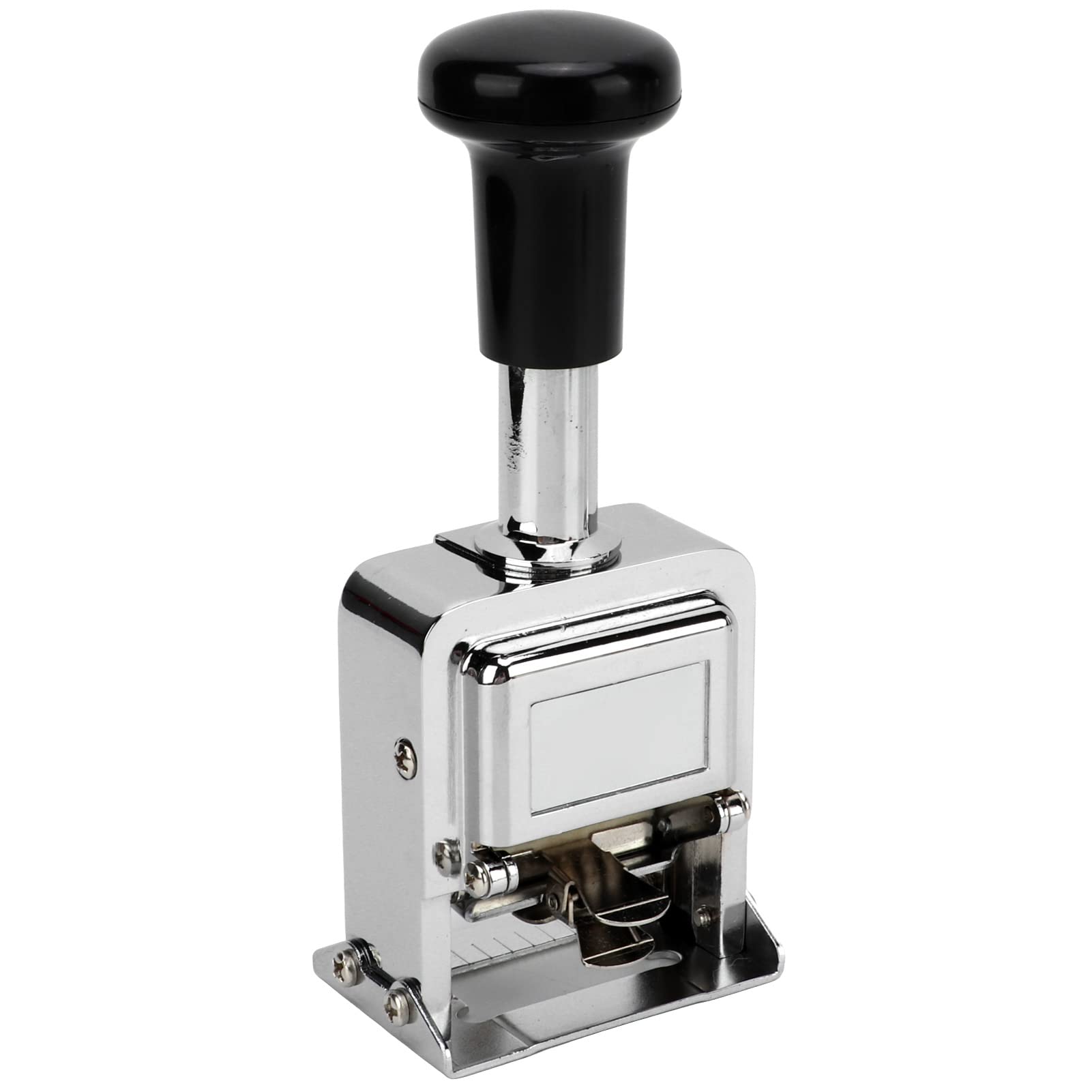 Pyhodi NUMERATORE AUTOMATICO, TIMBRO NUMERATORE Autoinchiostrante Portatile Professionale A 6 Cifre in Metallo per la Numerazione Consecutiva, Kit di Timbri Numerici per Banche,