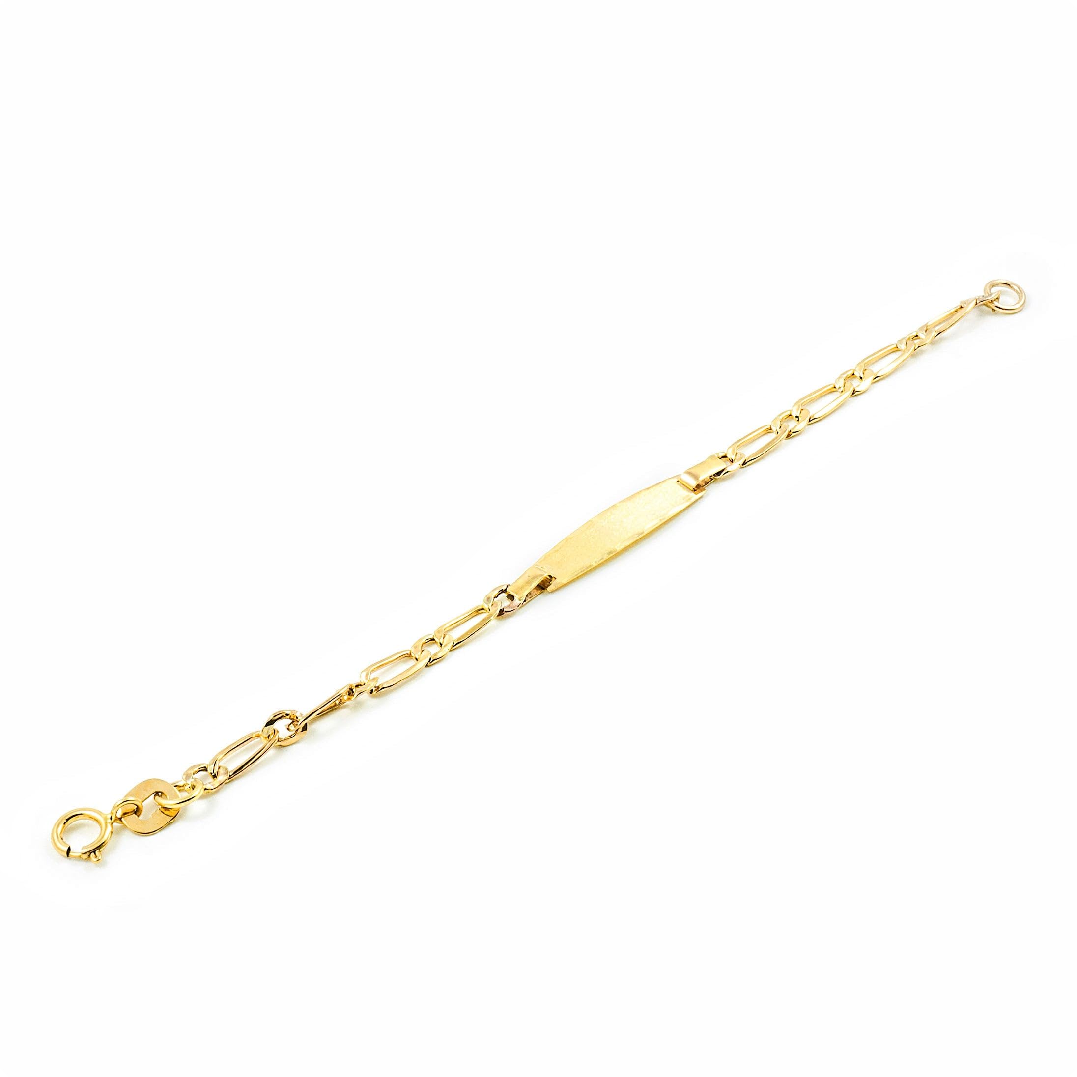 Monde Petit Bracciale per bambini - oro giallo 9k (375) - Scatola Regalo - Certificato di garanzia