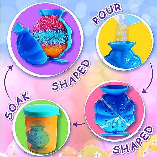 Party Favors Bouncy Ball Kit for Kids, FunKidz Make Colorful Magic Bouncing Ball Individual Pack 12 Bottles Making Bouncy Balls Activities Kits for Boys and Girls Ages 6+ - Image 3