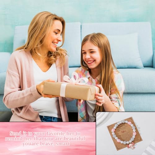 Axolotl Charm Bracelet, Cute Kawaii Beaded Elastic Bracelet Axolotl Stuff Accessories for Birthday Christmas Valentines Jewelry Gifts4