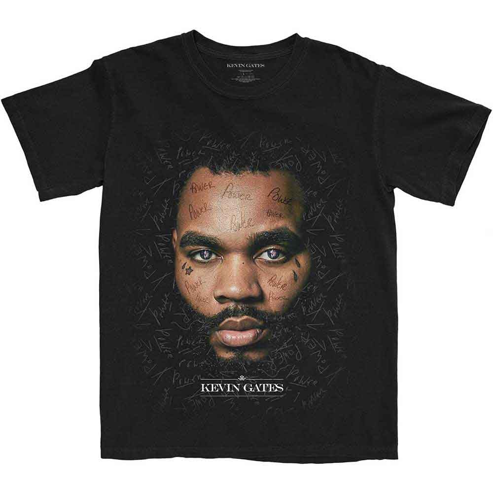 Kevin Gates T Shirt Jumbo Power Logo Official Black M