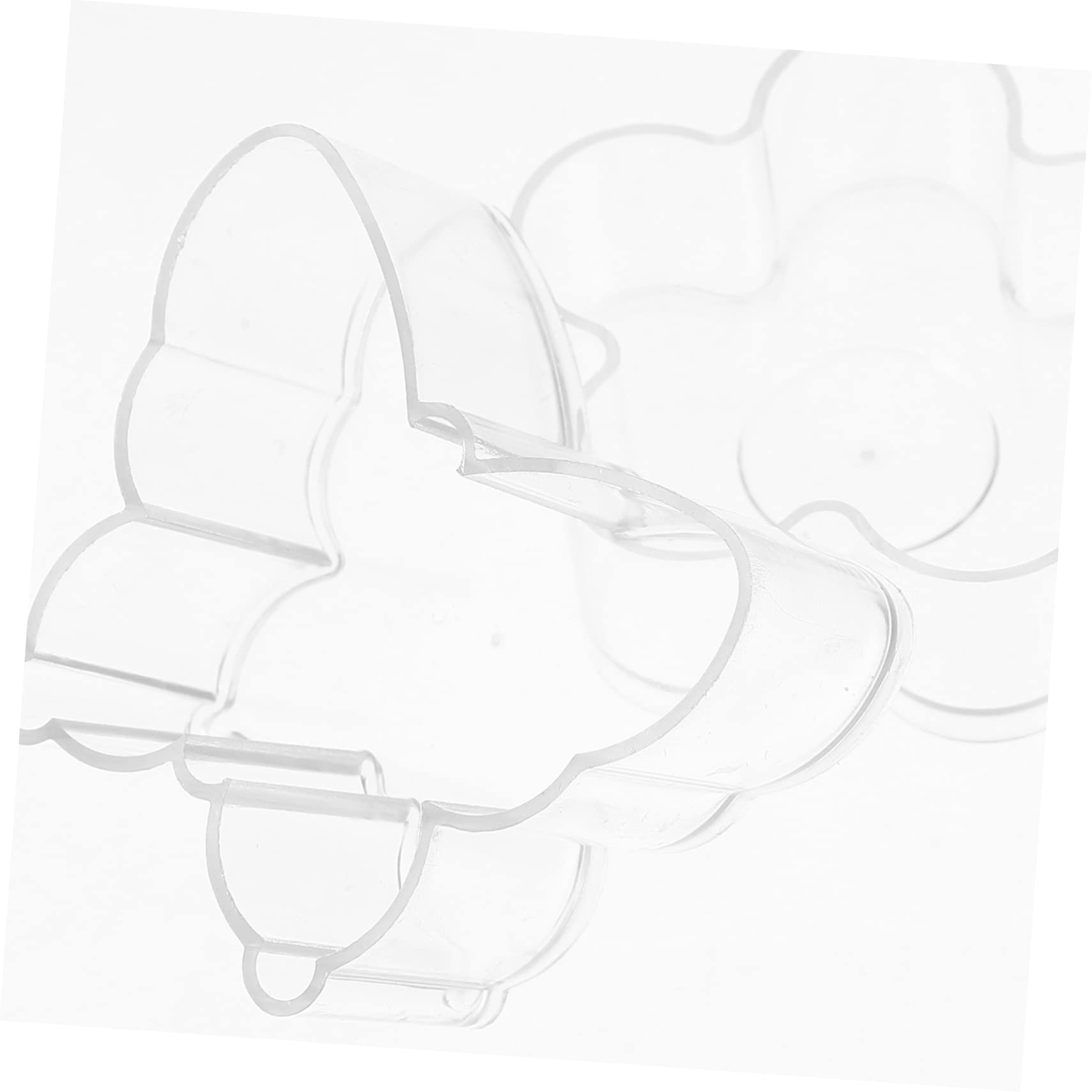 Operitacx 3sets Contenitori Per Candele Plastica Riutilizzabili Gusci Ignifughi Con Stoppini Kit Per Creare Candele Fai Da Te Farfalle Fiori Stoppini