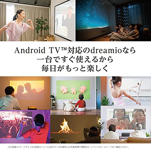 Image of Epson Dreamio ELPAP12 Home Projector Android TV Device