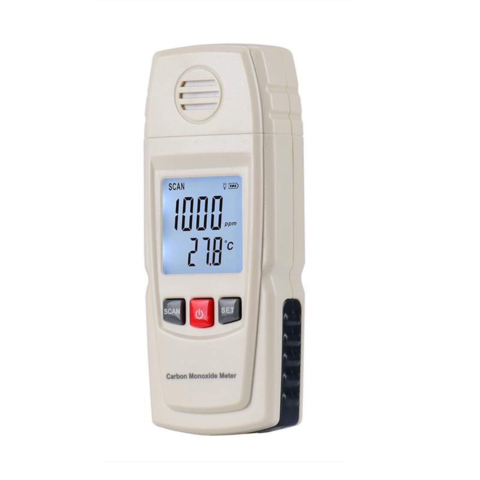 Detektor Gazu Cyfrowy miernik tlenku węgla wysokiej precyzja przenośna WSPÓŁ Detektor monitora gazowego Wskaźnik 0-1000PPM Przeszczepianie gazu Wskazanie alarmu