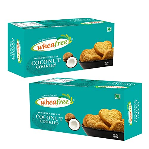 Image of Wheafree Gluten Free Sorghum Sooji (Pack of 2 x 400g Each) & Wheafree Gluten Free Coconut Cookies - Pack of 2 (200g each)