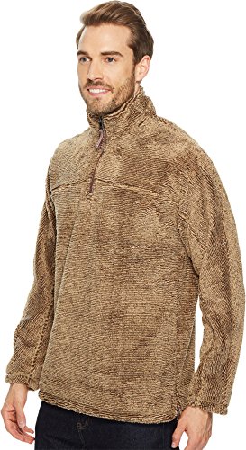 True Grit Men's Luxe Ultra Soft Fleece Mini Stripe 1/4 Zip Pullover2