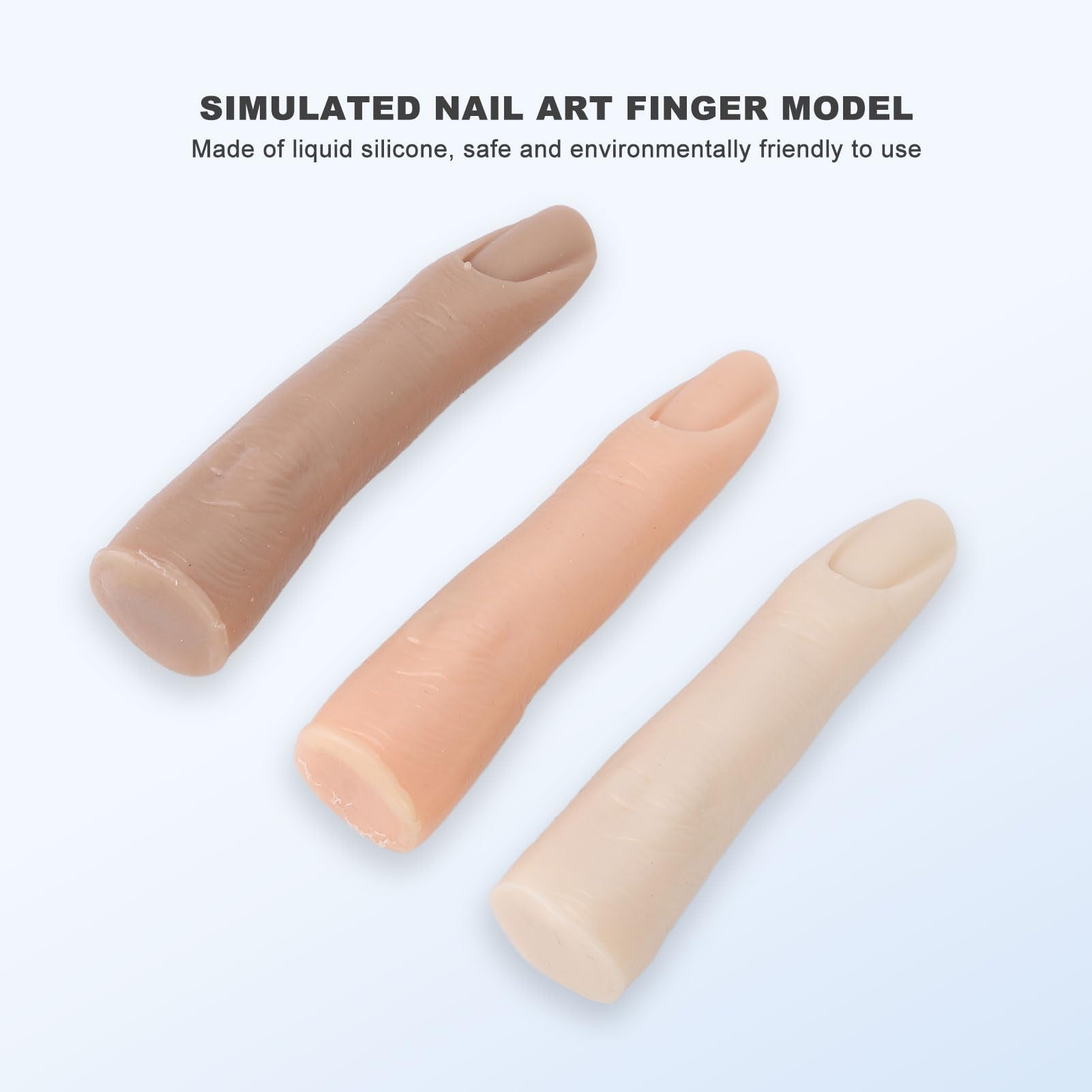 3Pcs Silicone Finger Models - Image 2
