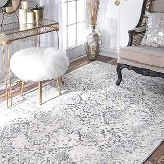 nuLOOM Odell Oriental Vintage Area Rug, 8' x 10', Ivory