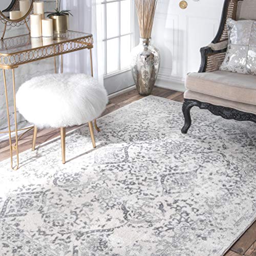 nuLOOM Odell Oriental Vintage Area Rug, 8' x 10', Ivory
