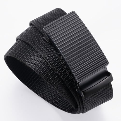 Weave Waist Band Sports Luxury Brand Nylon Belt Trendy Business Casual Automatic Buckle Waistbands4