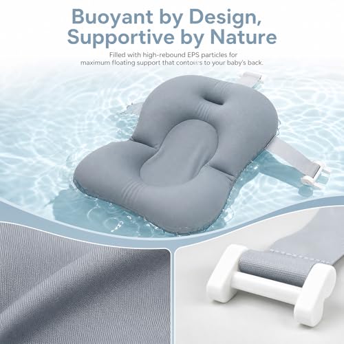 Babys Badekissen,Baby Badewannensitz,Einsatz Babywanne Badewanneneinsatz,Säuglings Neugeborene Badewannensitz,Babybadewanne Badesitz… – Ansicht 6