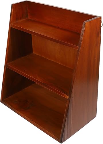 Estante de almacenamiento de madera, estante de almacenamiento de artículos diversos, estante de almacenamiento, estante organizador de madera,