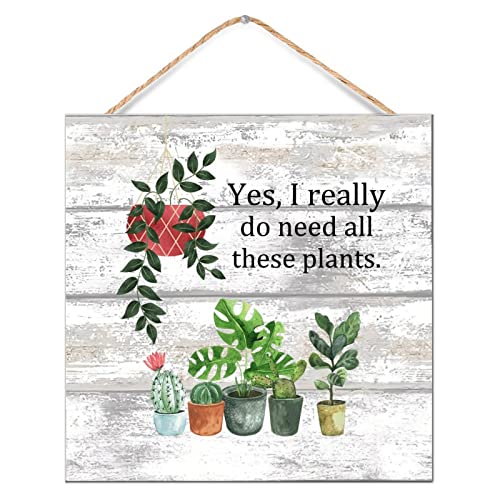 Plaque en bois pour plantes afin de décorer vos grands pots de fleurs intérieurs