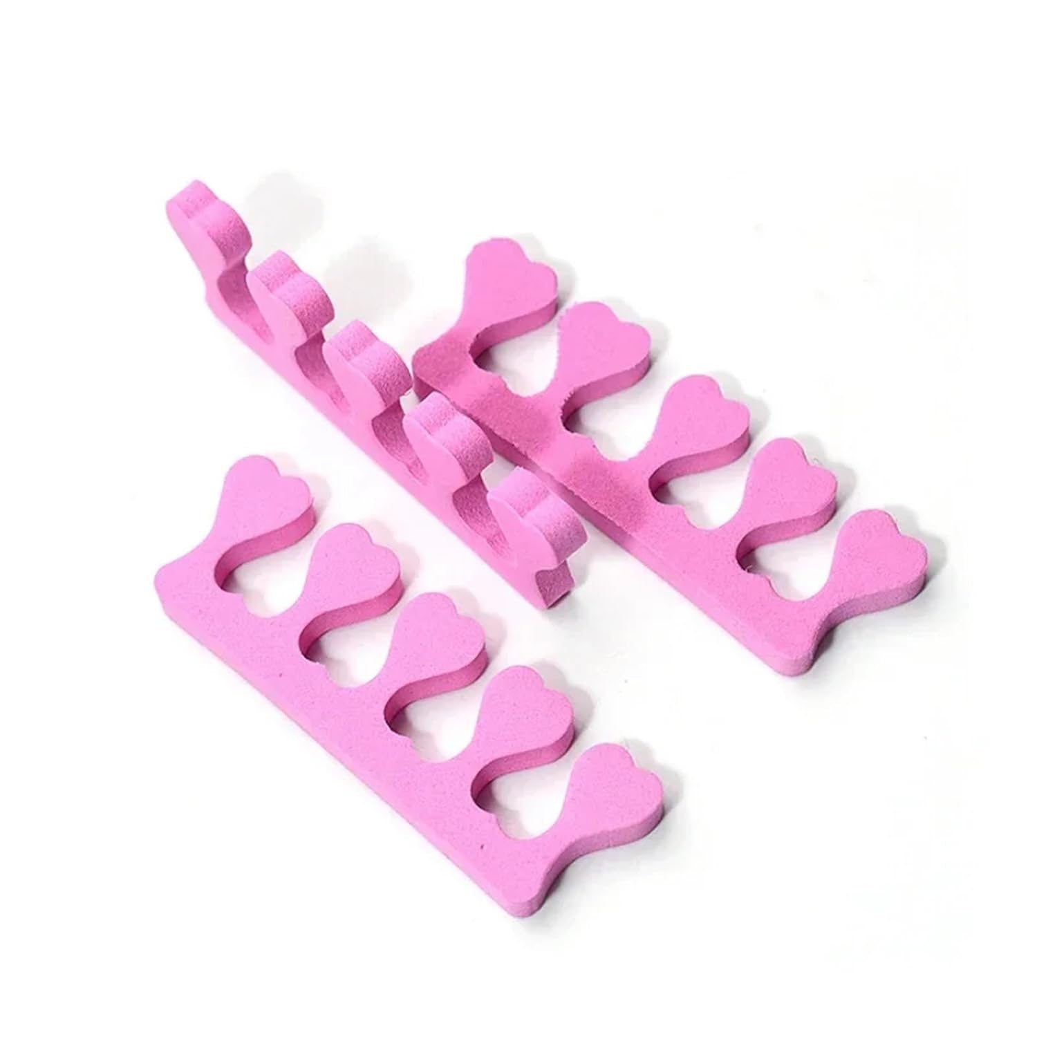 Toe Separators 300pcs Soft Nail Art Toe Separators Fingers Foots Sponge Gel Polish Beauty Tool Manicure Pedicure Foot Braces(Blue)