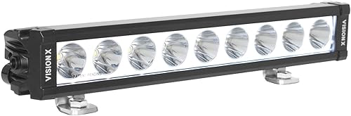 Vision X Lighting XPL-H9EMH 13 Serie XPL Halo 9 Barra de luz LED (incluye soporte y arnés de montaje en L de tapa final)