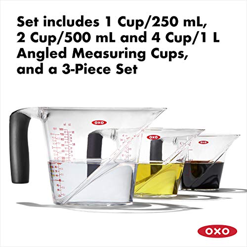 Set de 3 Bowls y 3 Tazas Medidoras de Acero Inoxidable OXO miniatura 6