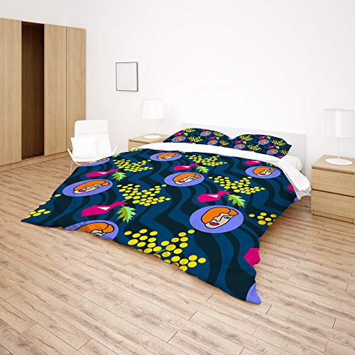 Housse de couette anti-plis CHEHONG pour lit simple en polyester résistant - 5