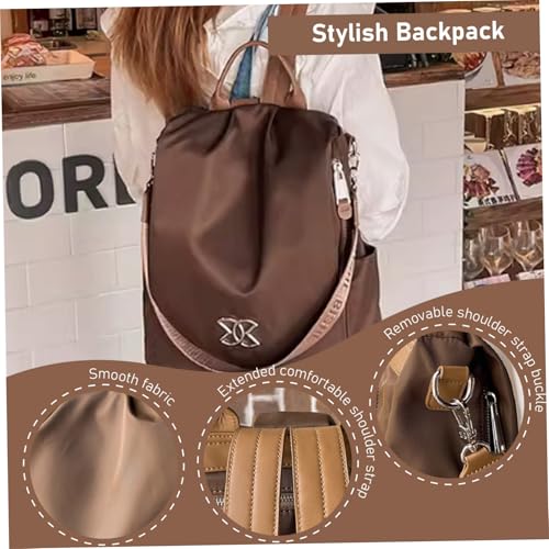 Mochila antirrobo elegante de gran capacidad con correa ajustable multiuso 3