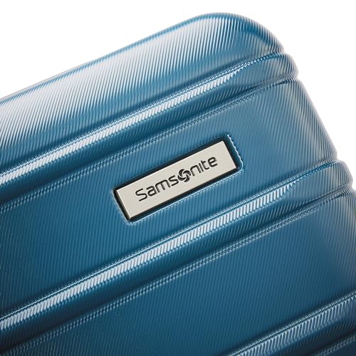 Image of Samsonite Omni 2 Hardside Expandable Luggage with Spinner Wheels, MEDIUM SPINNER, CARIBBEAN BLUE