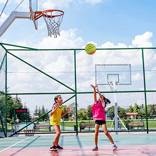 Youth Basketball Size, 27.5" Kids Basketball With Air Pump & Needle For Indoor Outdoor Pool Games Plays, Training Basketball For Boys&Girls #TOP4