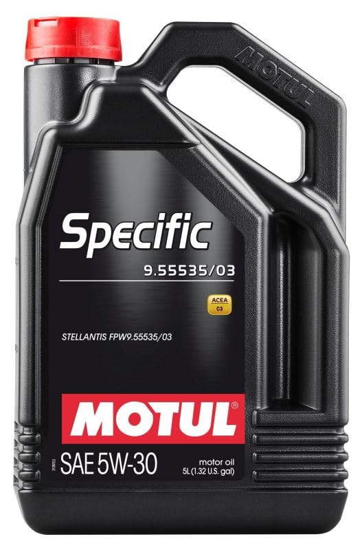 MOTUL Aceite de motor 5W-30 Specific Aceite para motor ACEA C3 ACEA C2 API SN API CF FPW9.55535/03 5L
