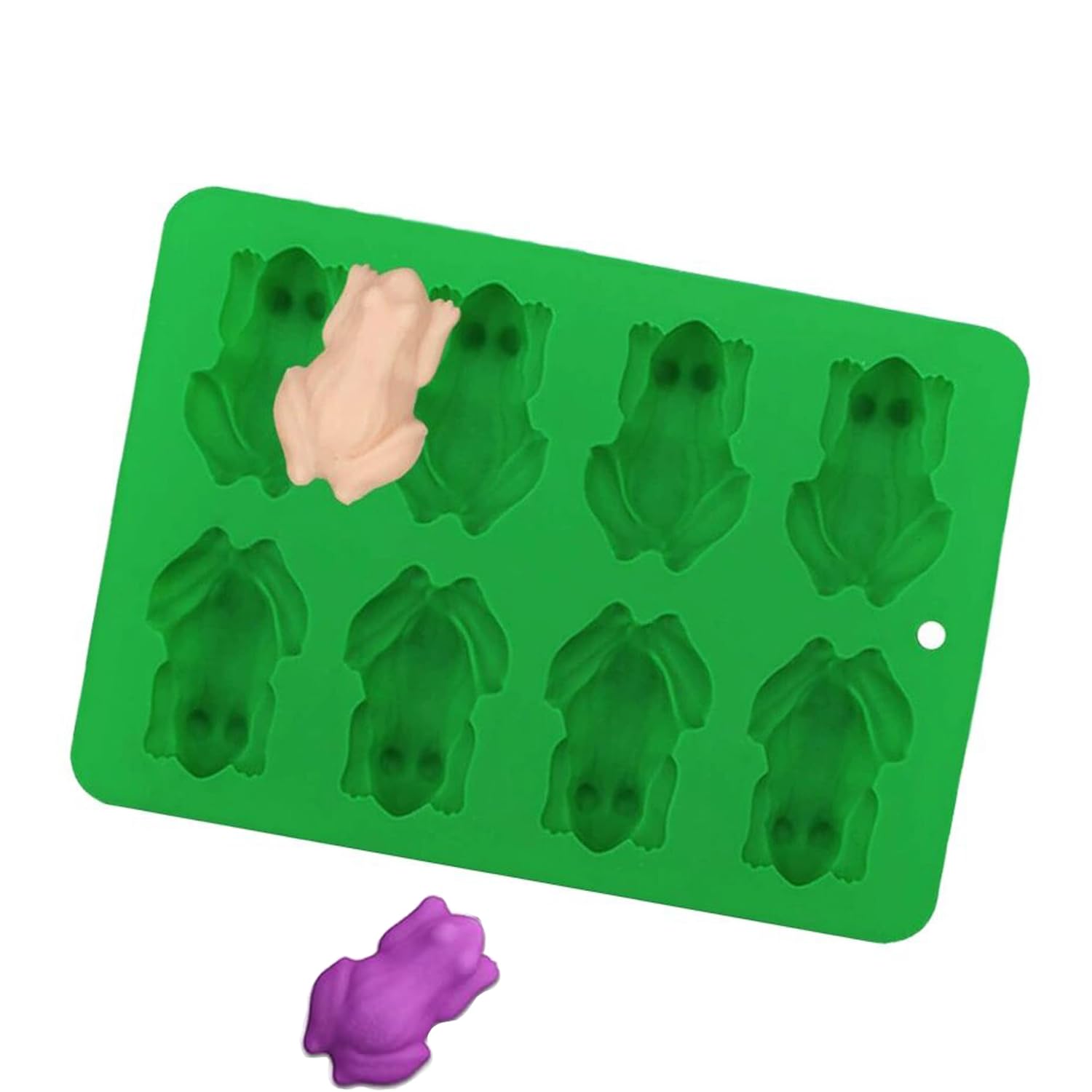 JOYOLA Frog Silicone Candy Mold, Chocolate Frog Chocolate Frog Mold Accessories, Hot Coconut Bomb Molds, Suitable for Jelly, Gelatin, Cake, Resin