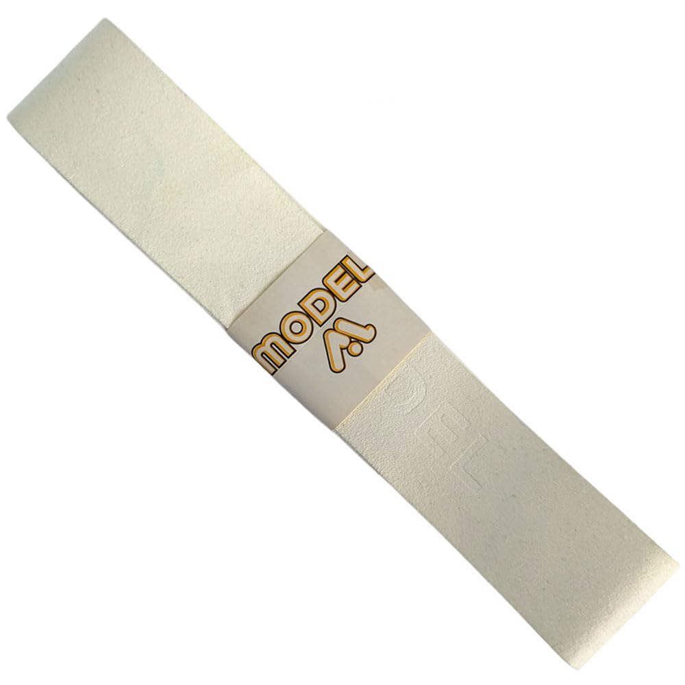 MODEL Chamois Hockey Grips, Soft Over Grip, Soft Microfiber, Non Slip, Size Long, White