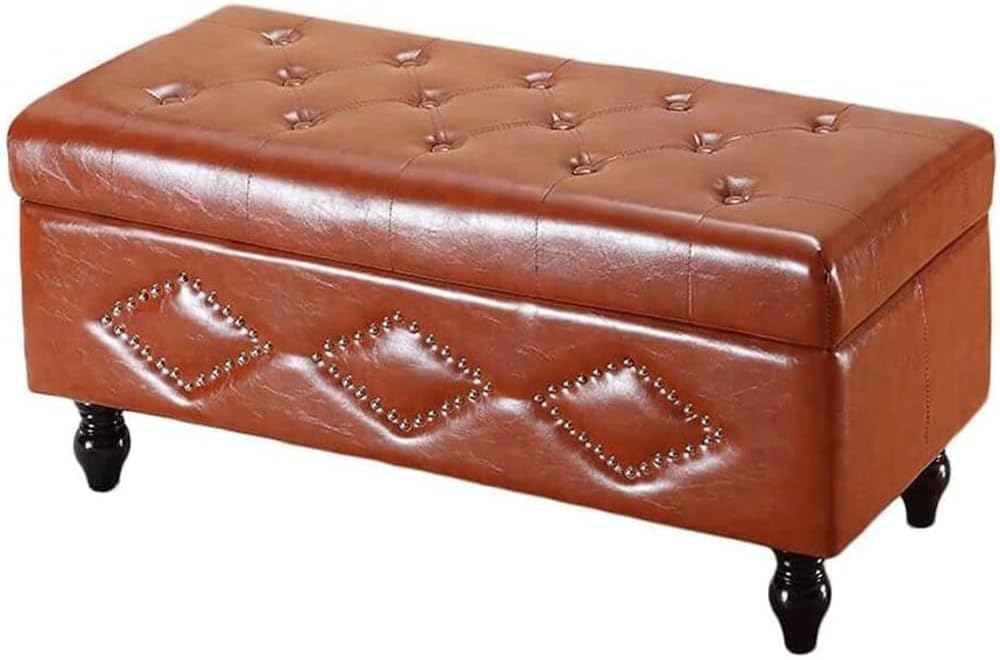 Reposapiés con almacenaje, Taburete con almacenaje, Mesa de Centro Multifuncional, Taburete con almacenaje de Tela, sofá, Cambiador de Zapatos, reposapiés, Taburete con e