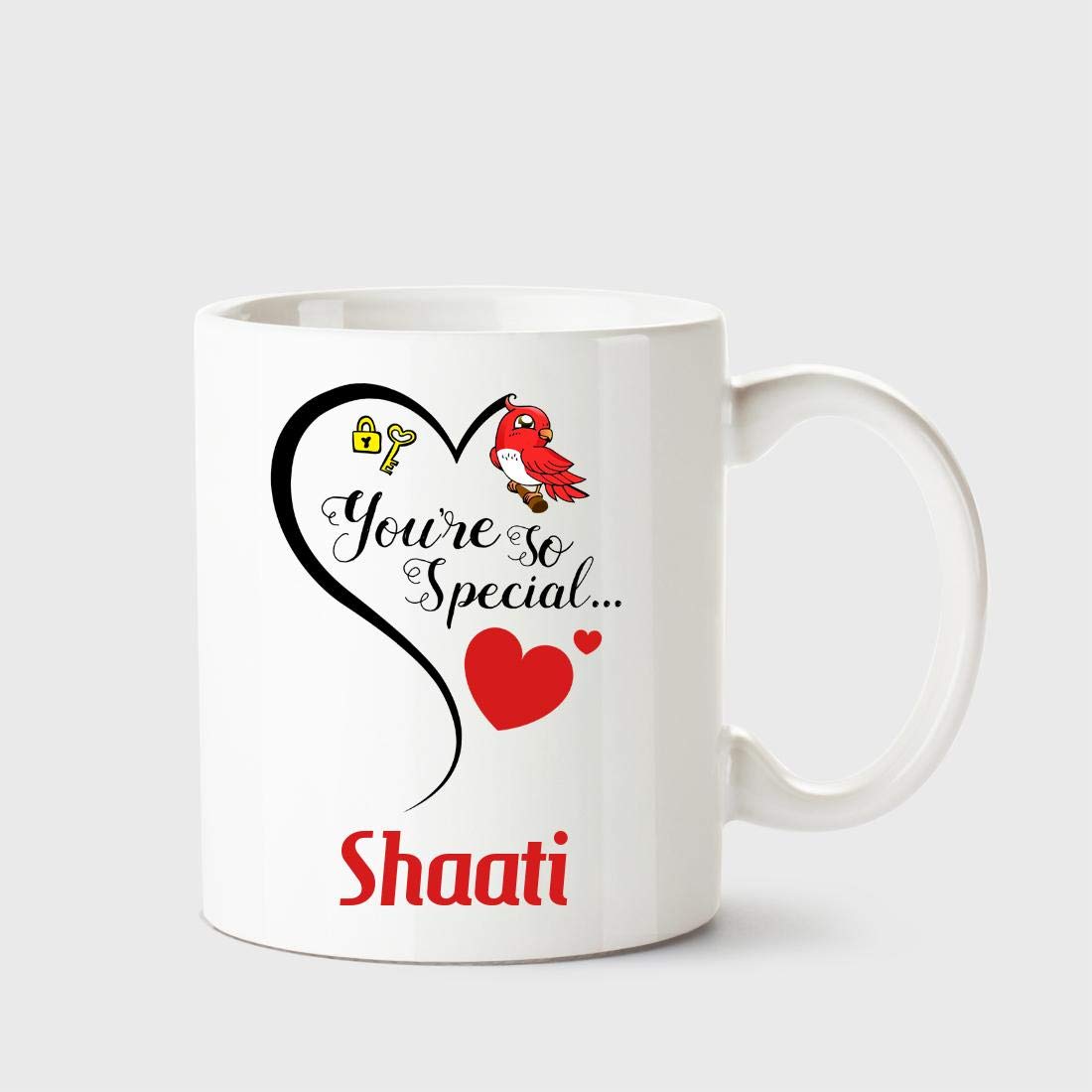 Chanakya You're so Special Shaati White Coffee Name Ceramic Mug