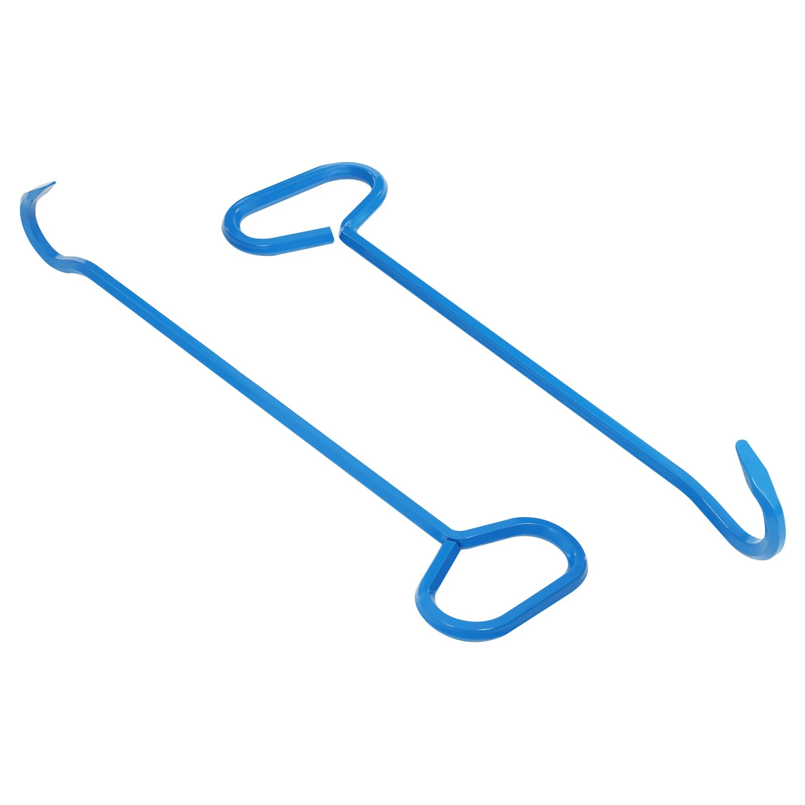 2pcs 5/8in Manhole Cover Hook Tool, 24in Length Versatile Lifting Hooks, Large Handle Hook Lifting Tool, Manhole Cover Lifter for Lifting and Moving Manhole Cover (24in 2pcs)