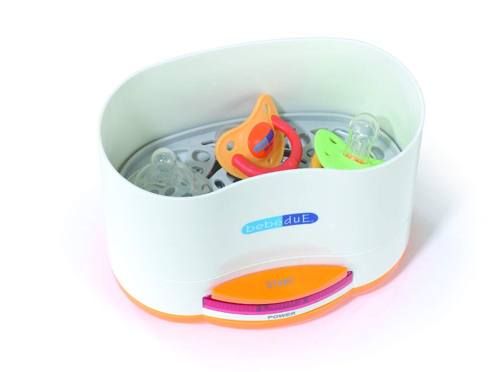 Bebé Due Electrico Doble - Esterilizador eléctrico, Esterilizador, Color Transparente y blanco, Esterilizadores