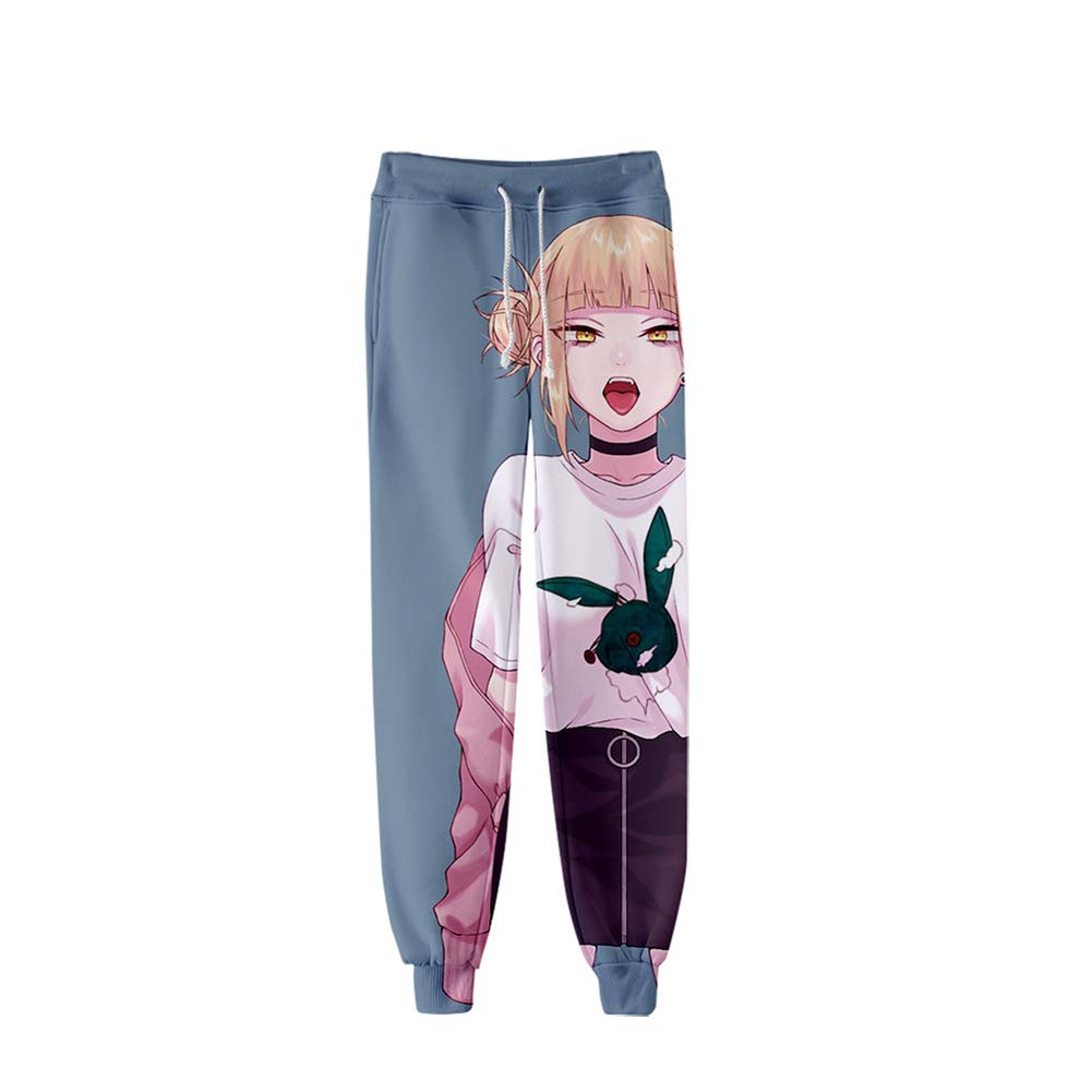 Anime Fan 3D Print Jogger Pants My Hero Academia Cross My Body Graphic Sport Trousers Baggy Casual Drawstring Sweatpants