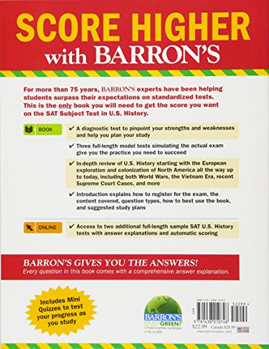 SAT Subject Test U.S. History with Online Tests - Image 2