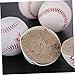 HANABASS 2pcs Handmade Baseball for Training and Practice Soft Filling Design for Boys and Girls for Outdoor Sports Develops Eye-Hand Coordination and Mechanics