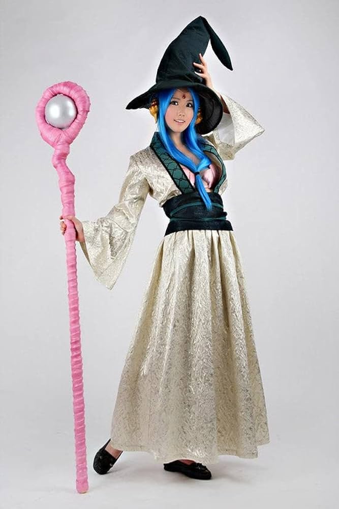 マギ　コスプレ衣装　ヤムライハ　ウィッグ　靴　杖　全部付きフルセット Amazon.co.jp: マギ ヤムライハ コスプレ衣装 (靴 ウィッグ追加
