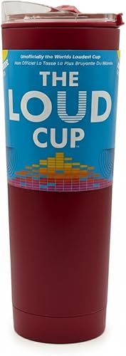 Miniatura 15 de La Botella de Agua Reutilizable LoudCup – Vaso de Viaje 2 en 1 y Generador de Ruido – Libre de BPA, Bocina de Soplar y Vaso con Tapa Deslizante –